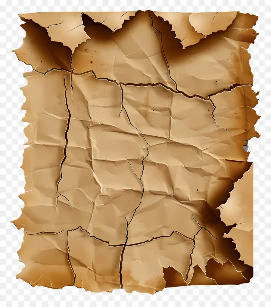 Papel Rasgado Marrom，Papel Rasgado PNG