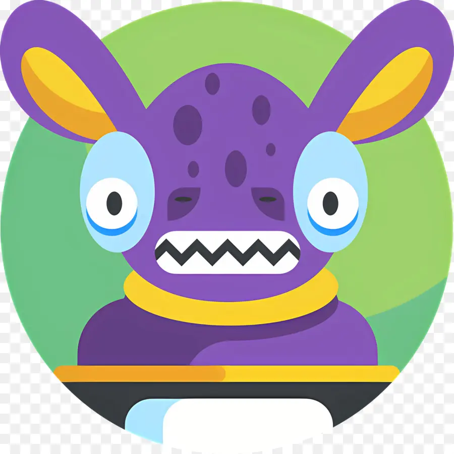 Monstro Espacial，Monstro Roxo PNG