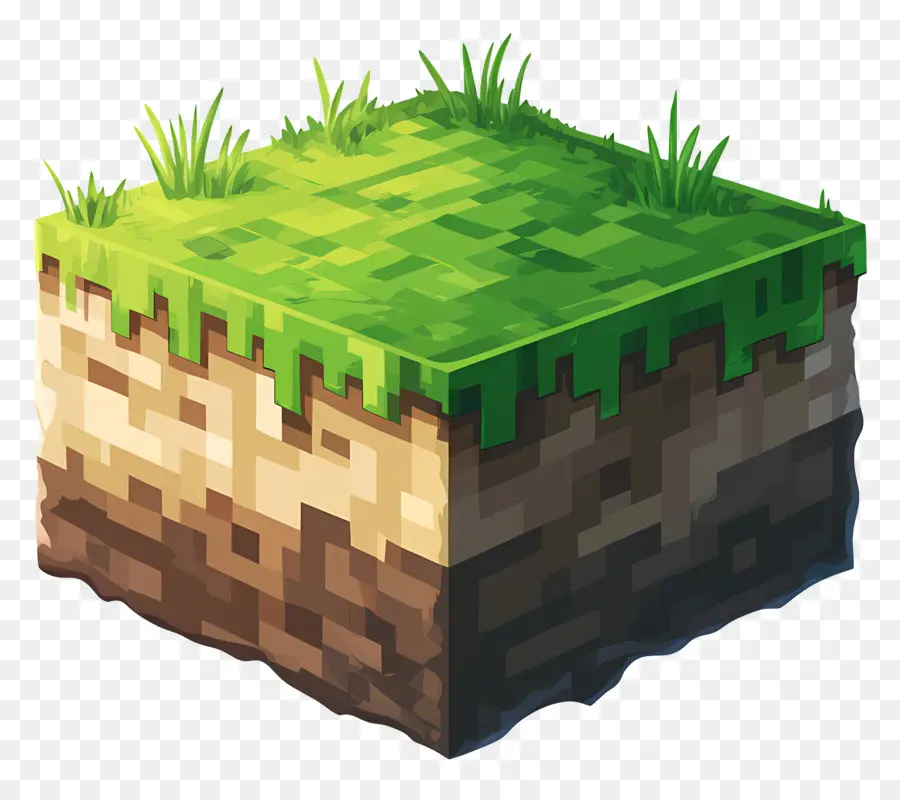 Minecraft，Bloco De Grama Minecraft PNG