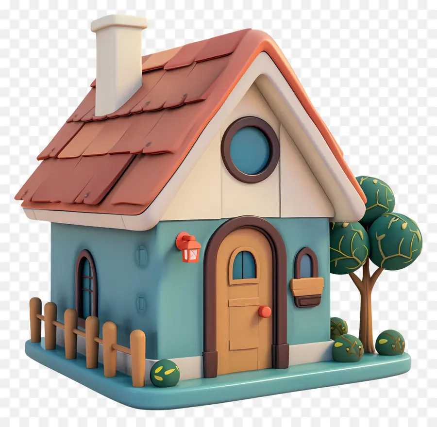 Casa Simples Modelo 3d，Casa PNG