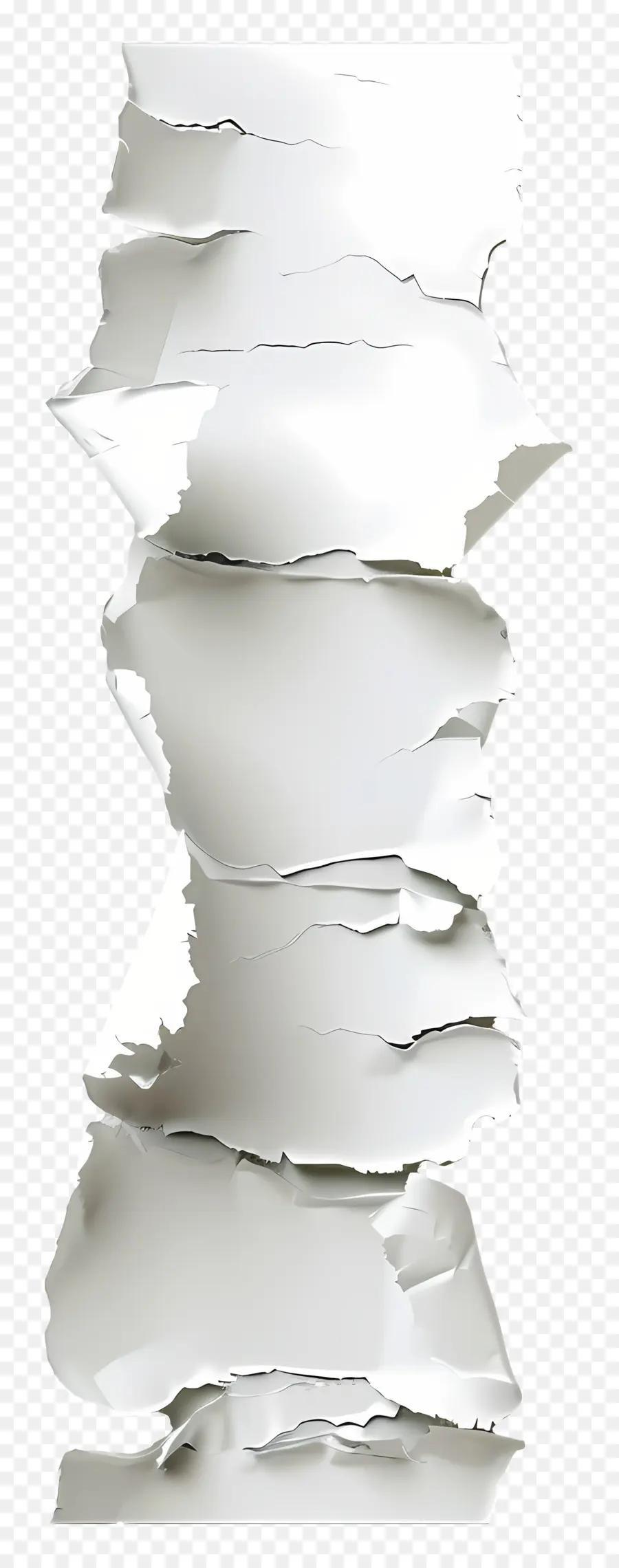 Papel Rasgado Branco，Rasgado PNG