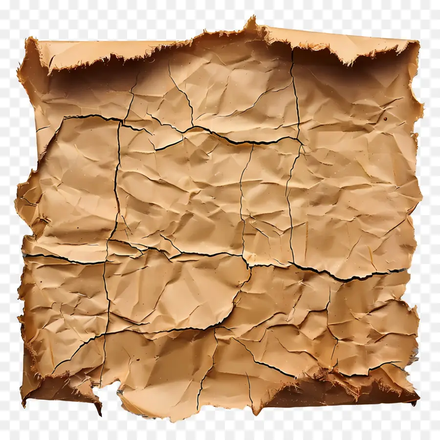 Papel Rasgado Marrom，Papel Rasgado PNG