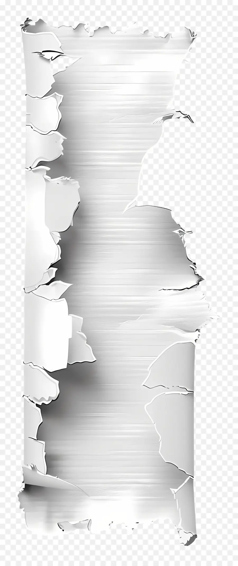 Papel Rasgado Branco，Rasgado PNG