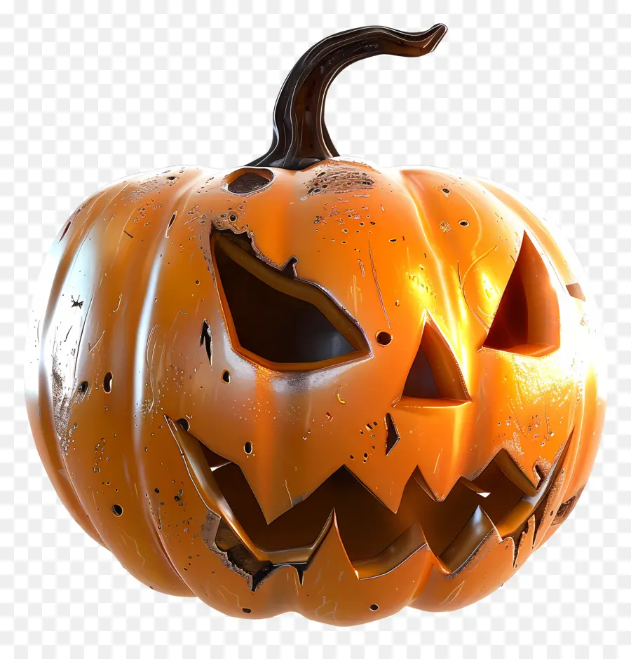 Abóbora De Halloween Animada，Abóbora Assustadora PNG