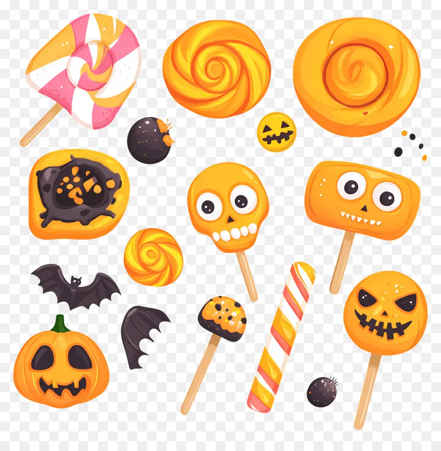 Doces De Halloween，Doces PNG