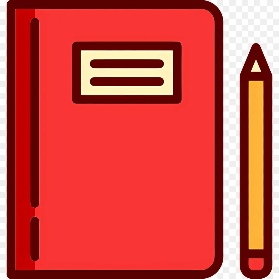 Caderno，Caderno Vermelho PNG