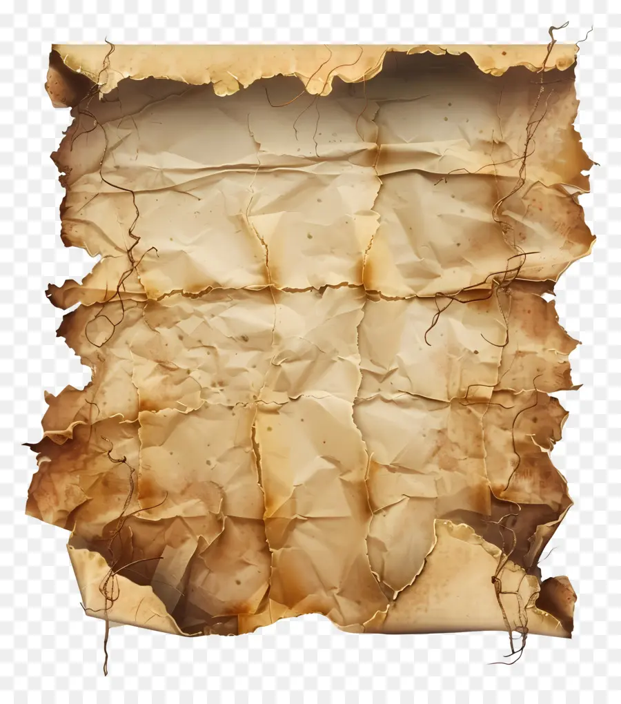 Papel Rasgado Vintage，Papel Velho PNG