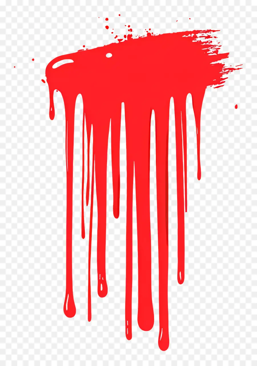 Mancha De Sangue，Respingo De Tinta Vermelha PNG