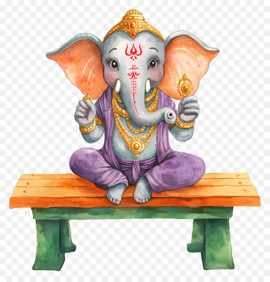 Ganesh Chaturthi，Estatueta De Elefante PNG