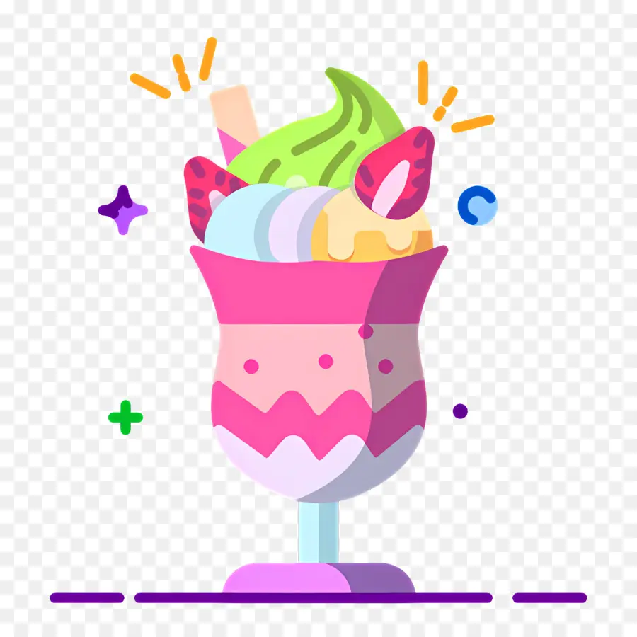 Sundae De Sorvete，Sorvete PNG