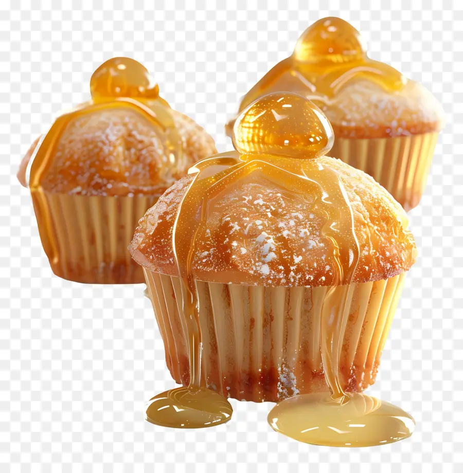 Muffins De Mel，Bolinhos PNG