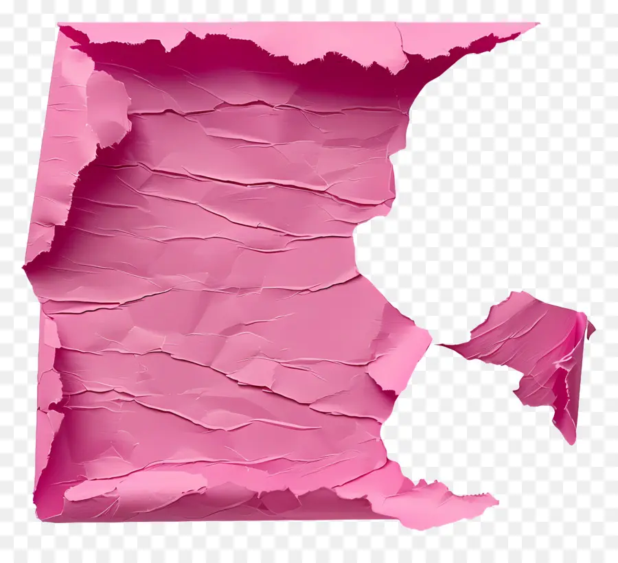 Papel Rasgado Rosa，Papel Rasgado PNG