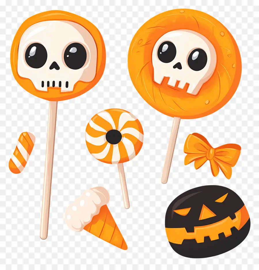 Doces De Halloween，Pirulitos PNG