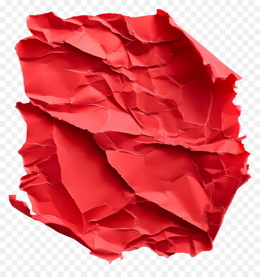 Papel Rasgado Vermelho，Rasgado PNG