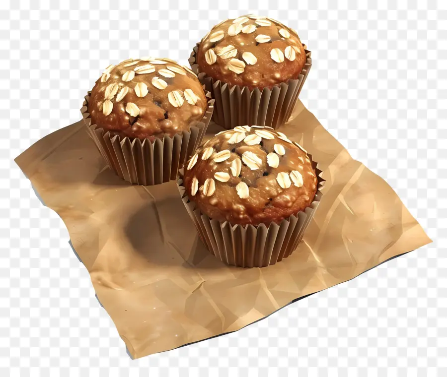 Muffins De Aveia，Muffins PNG