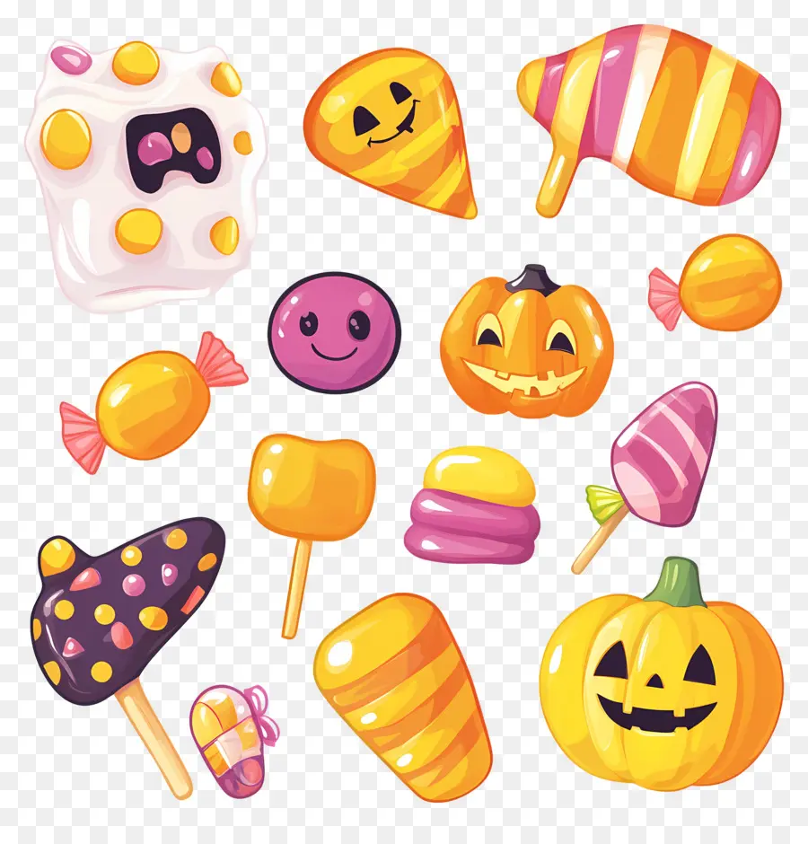 Doces De Halloween，Doces PNG