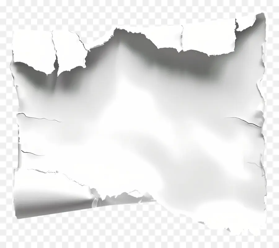 Papel Rasgado Branco，Papel Rasgado PNG