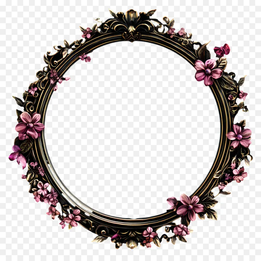 Moldura Círculo De Casamento，Quadro PNG