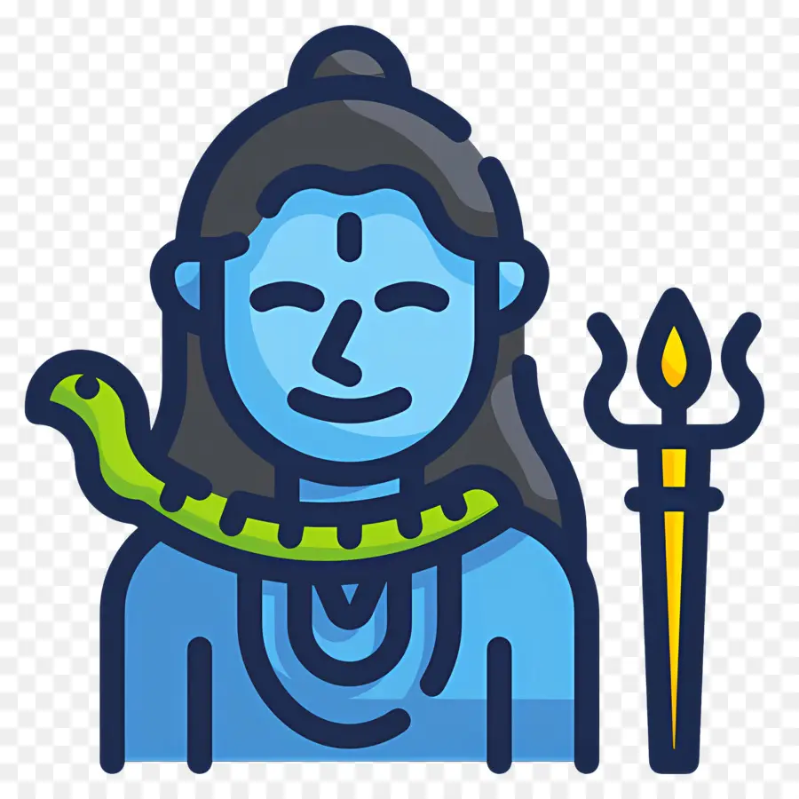 Krishna，Divindade Azul PNG