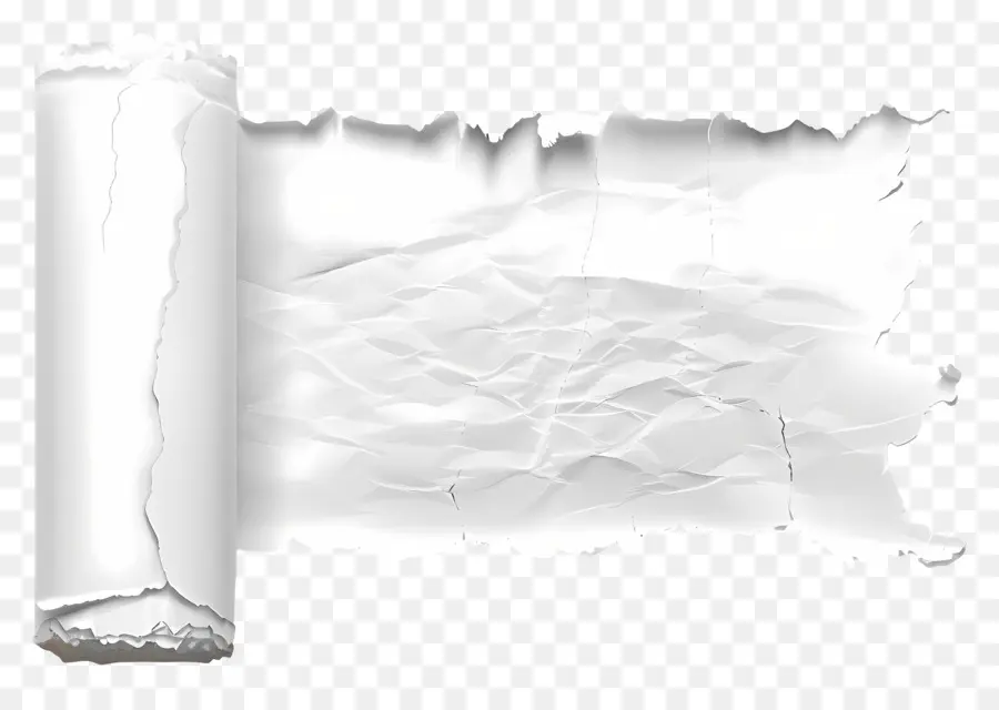 Papel Rasgado Branco，Papel Rasgado PNG