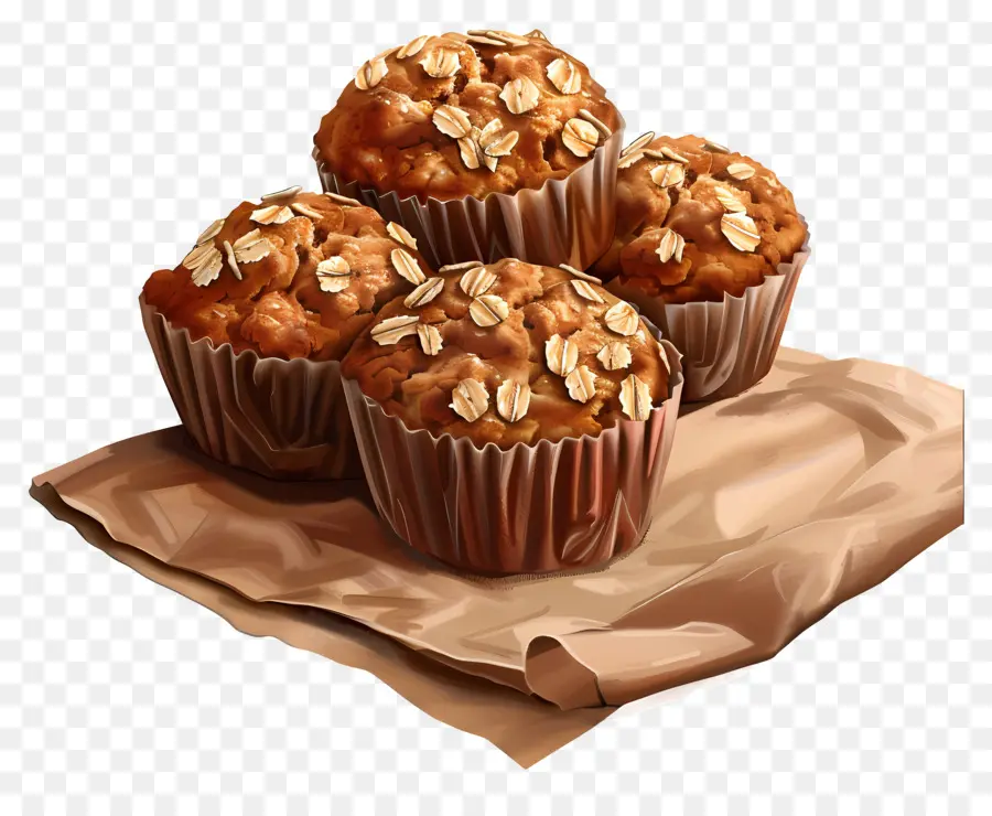 Muffins De Aveia，Muffins PNG