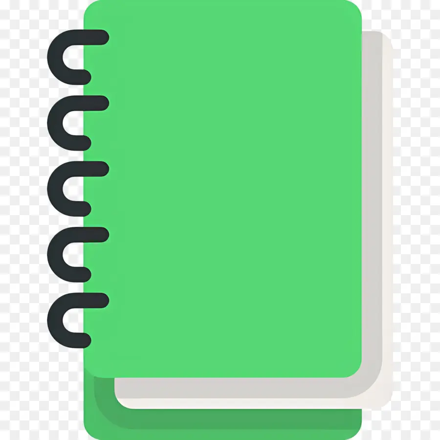 Caderno，Caderno Verde PNG