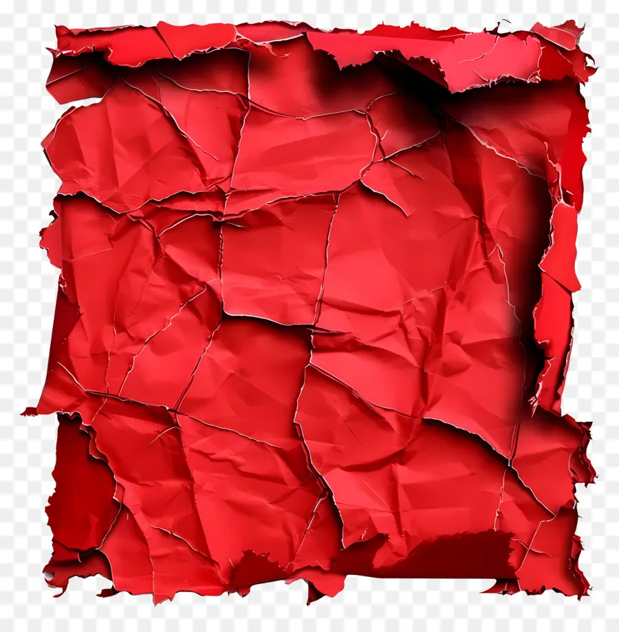 Papel Rasgado Vermelho，Papel Vermelho PNG