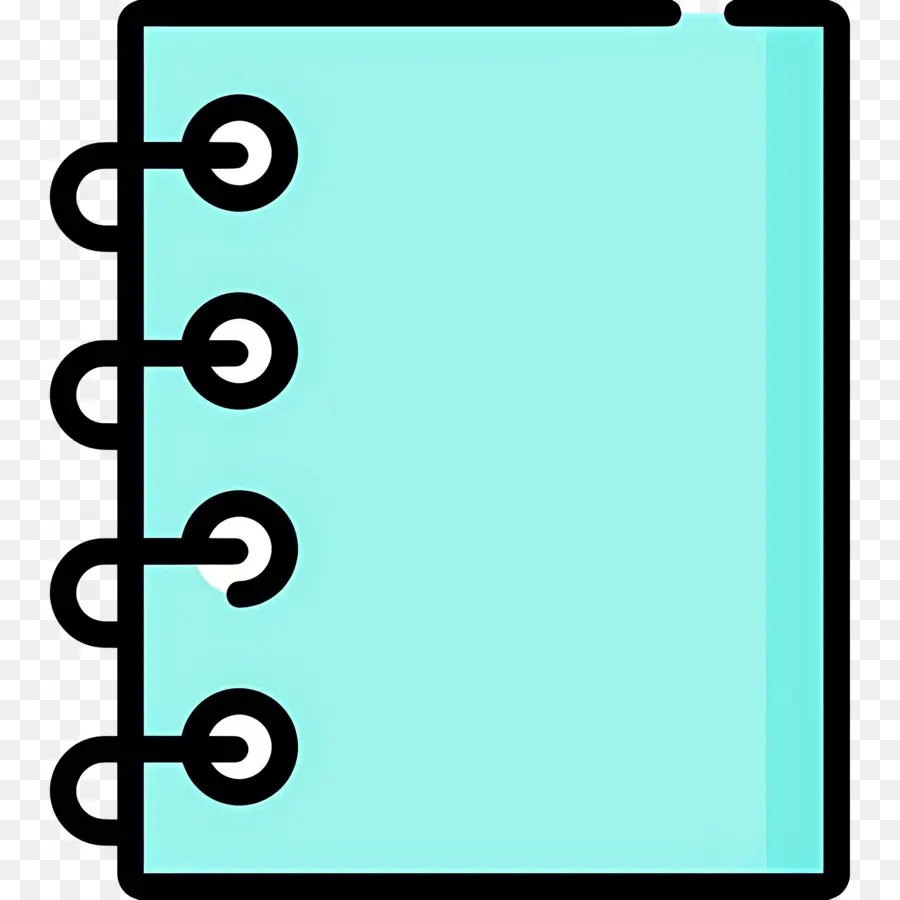 Caderno，Caderno Azul PNG