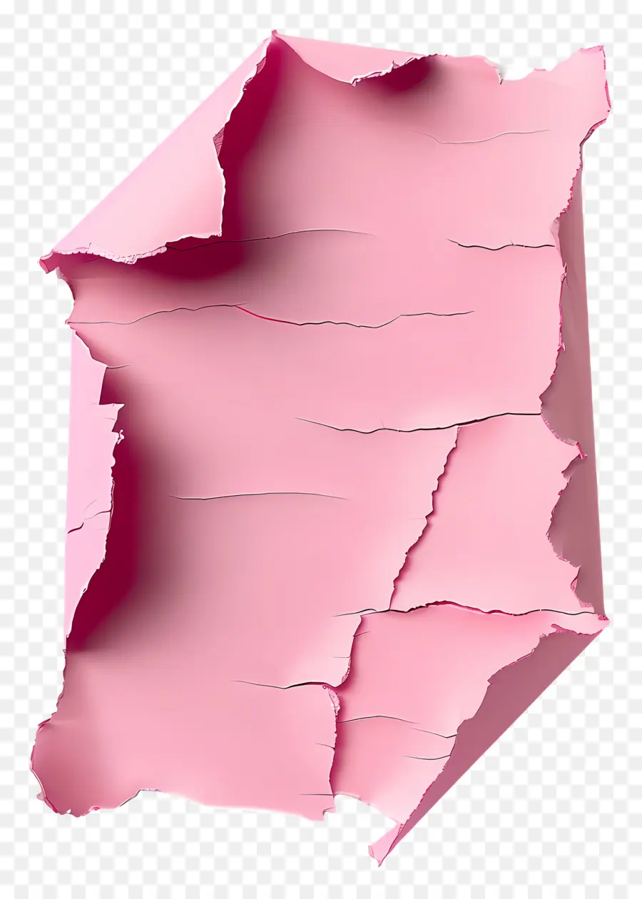 Papel Rasgado Rosa，Papel Rosa PNG