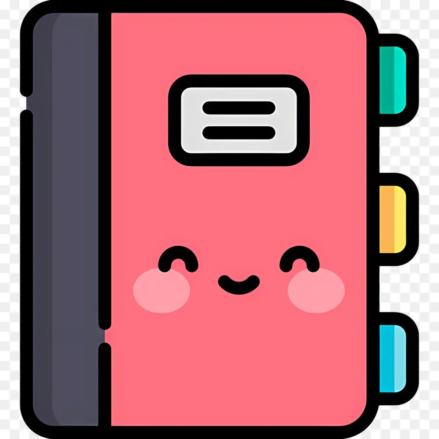 Caderno，Caderno Sorridente PNG