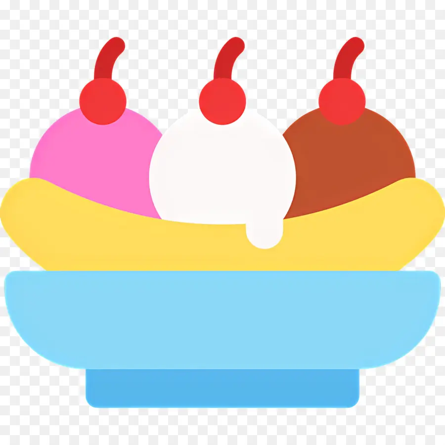 Sundae De Sorvete，Banana Split PNG