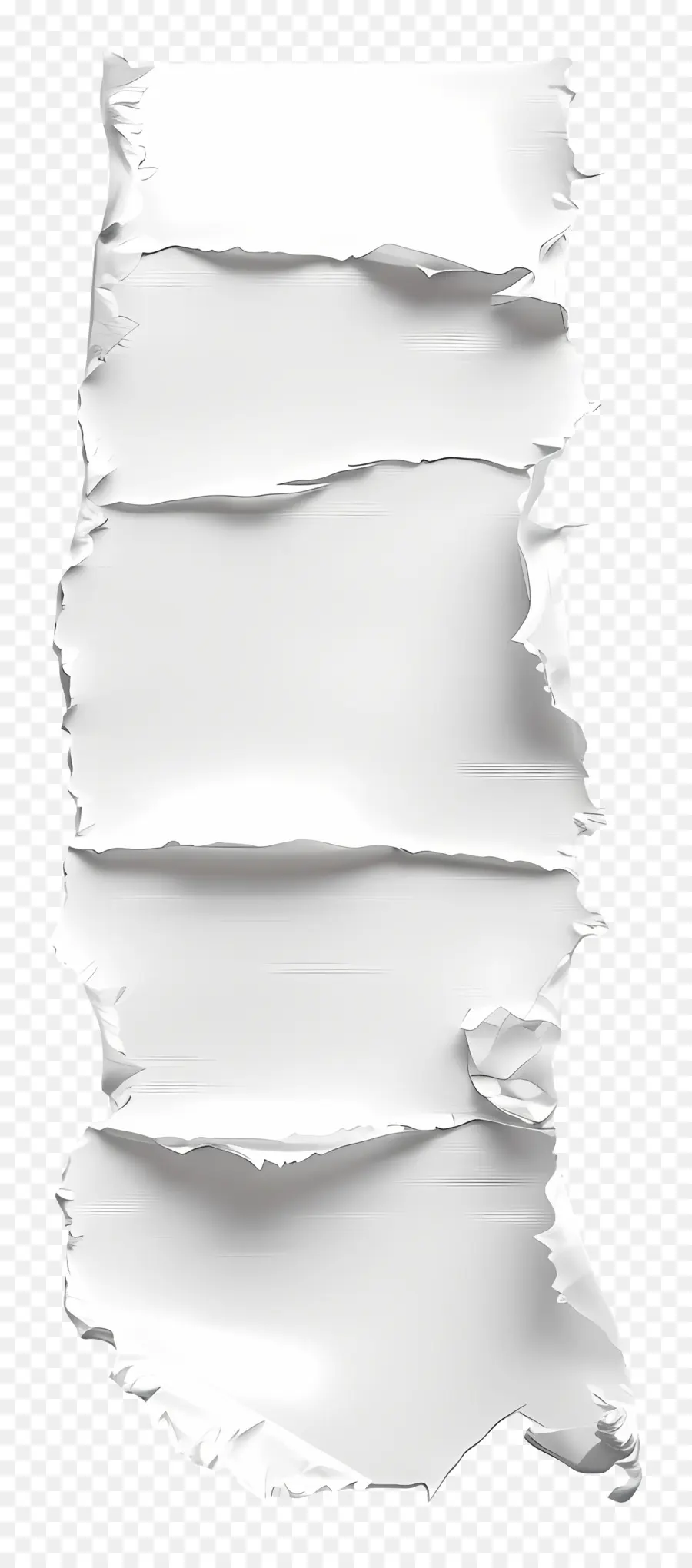 Papel Rasgado Branco，Rasgado PNG