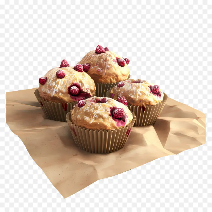 Muffins De Framboesa，Muffins PNG