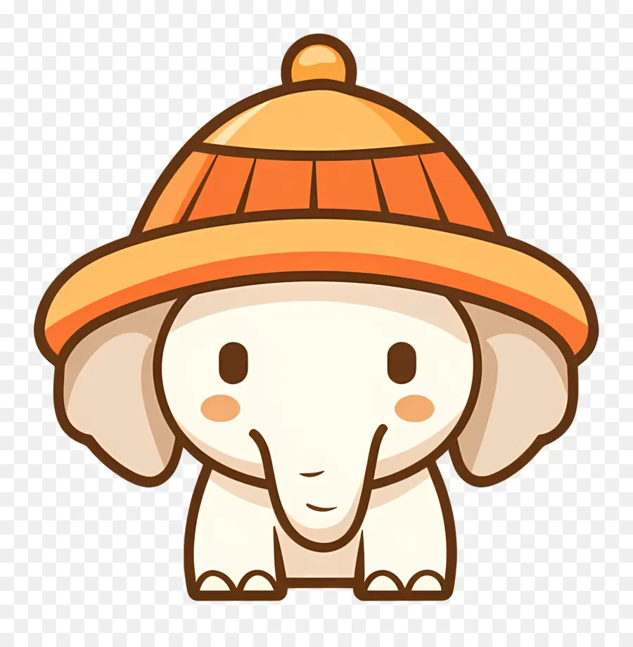 Ganesh Chaturthi，Elefante Fofo PNG