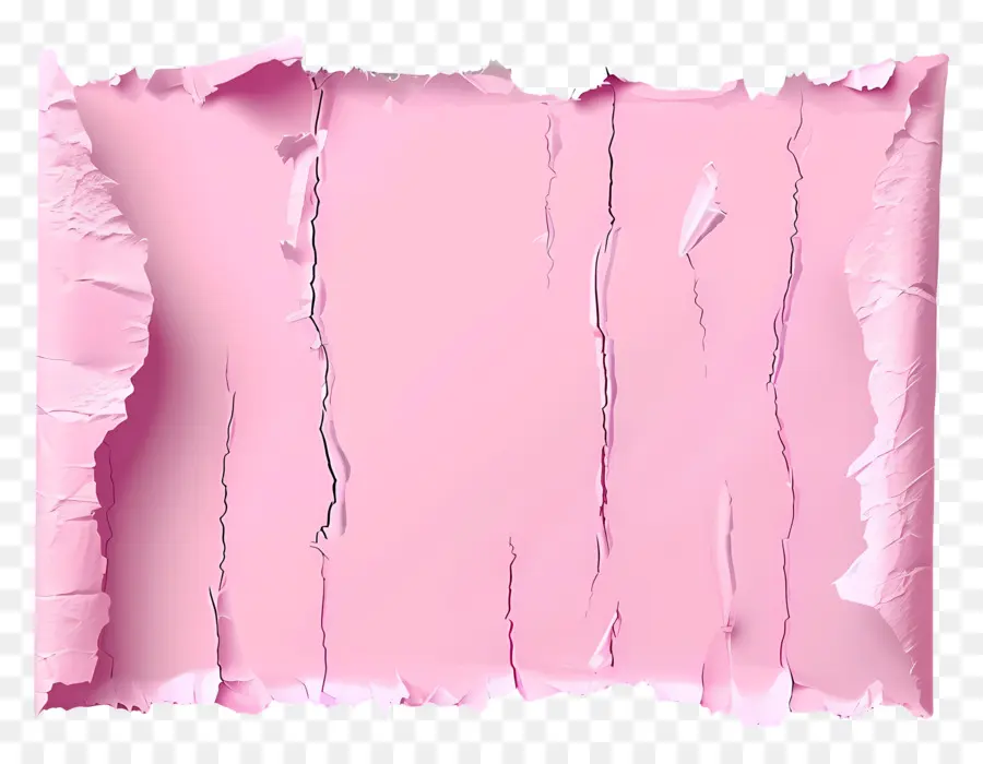 Papel Rasgado Rosa，Papel Amassado PNG