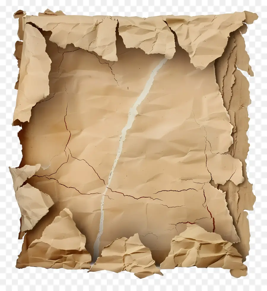 Papel Rasgado Vintage，Papel Rachado PNG