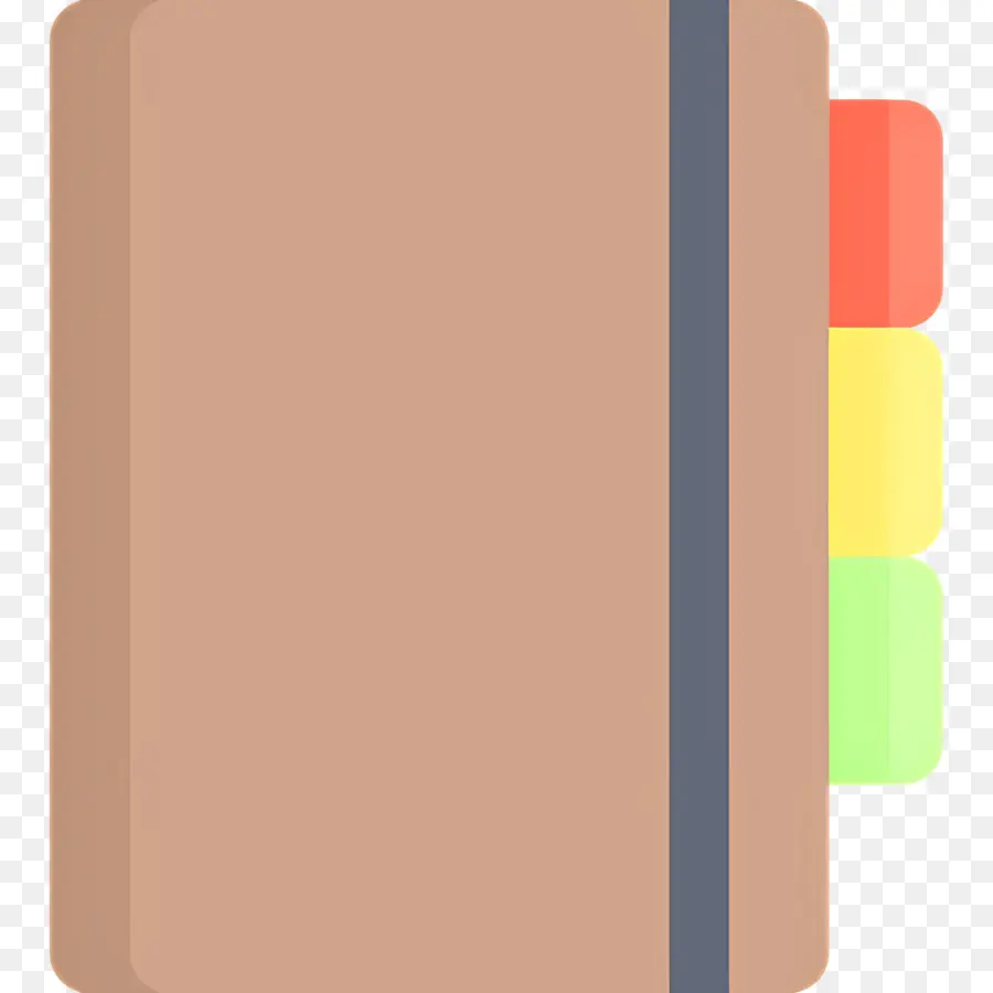 Caderno，Caderno Marrom PNG