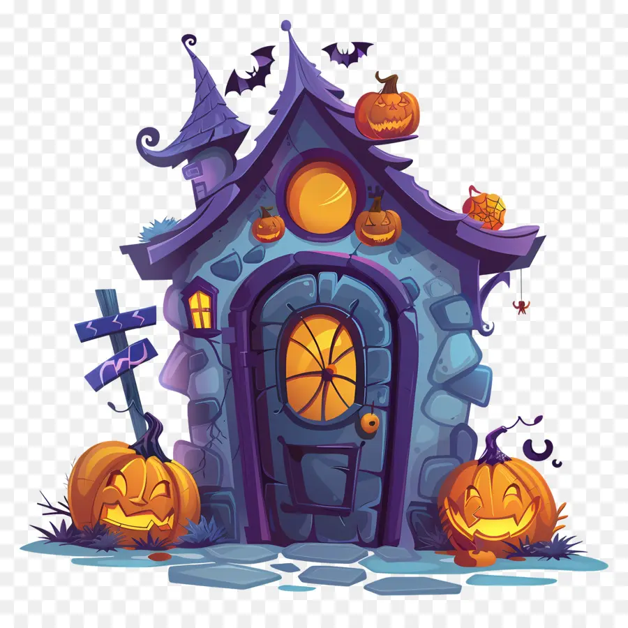 Porta Assustadora De Halloween，Casa PNG