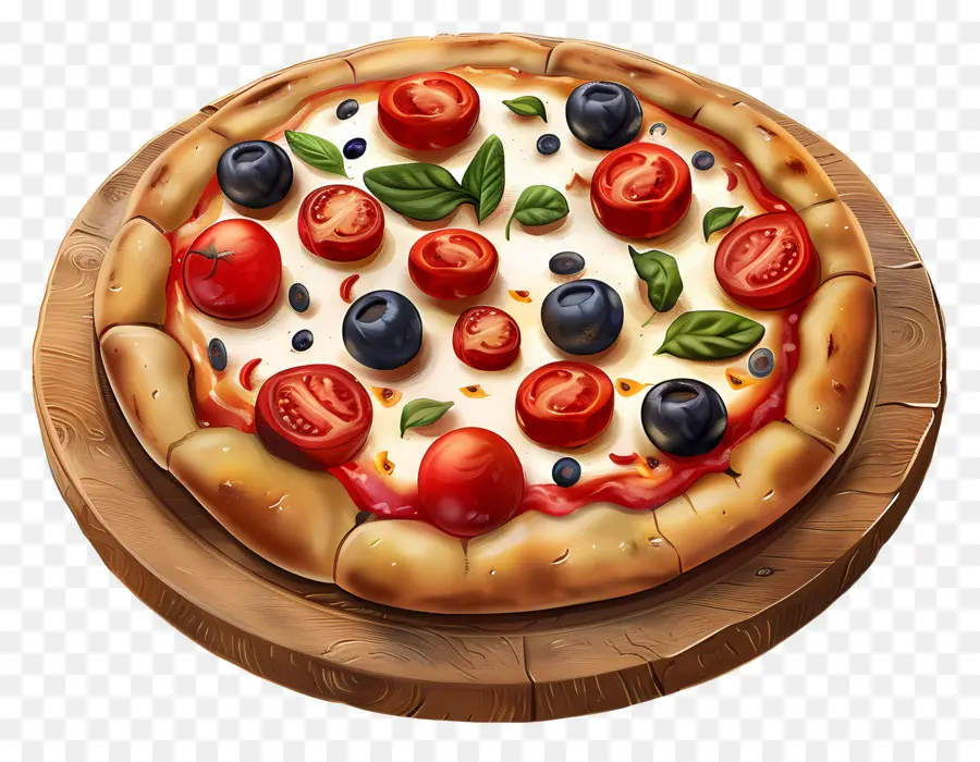 Pizza Grega，Pizza PNG