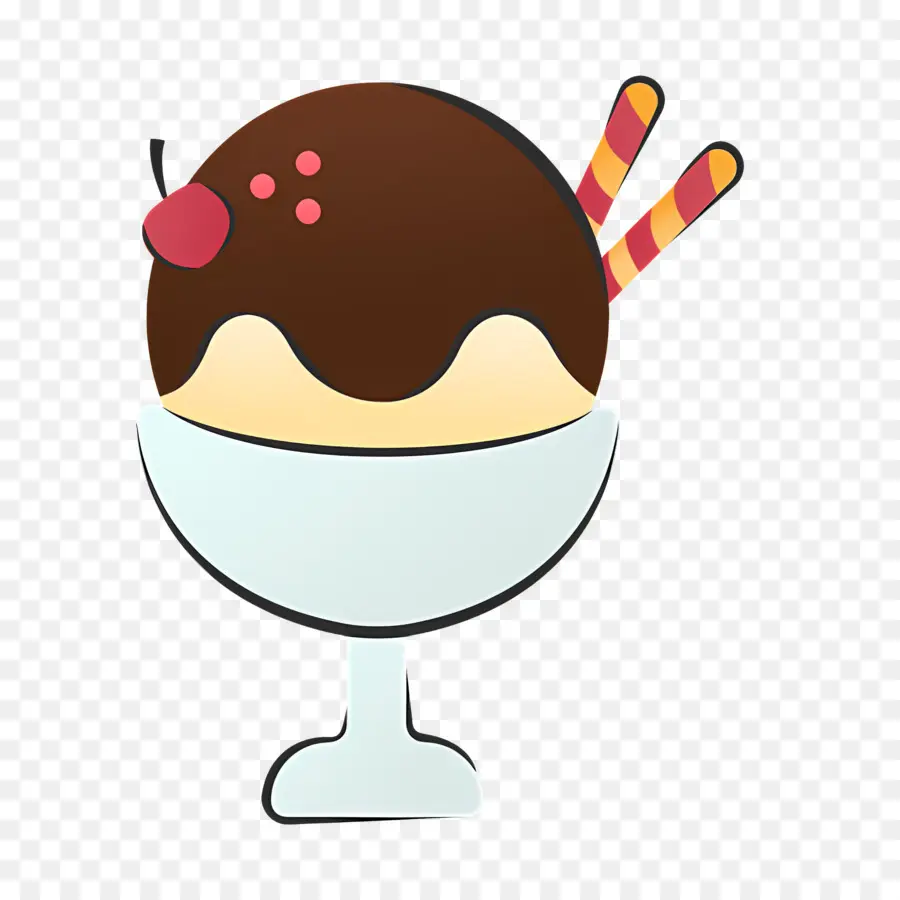 Sundae De Sorvete，Sobremesa PNG