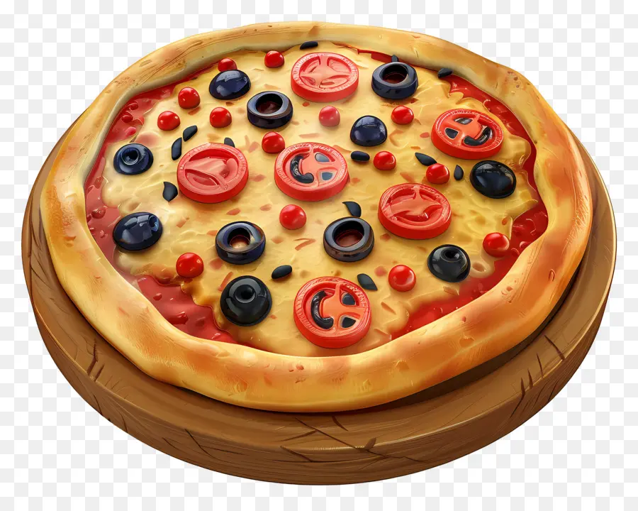 Pizza Grega，Pizza PNG