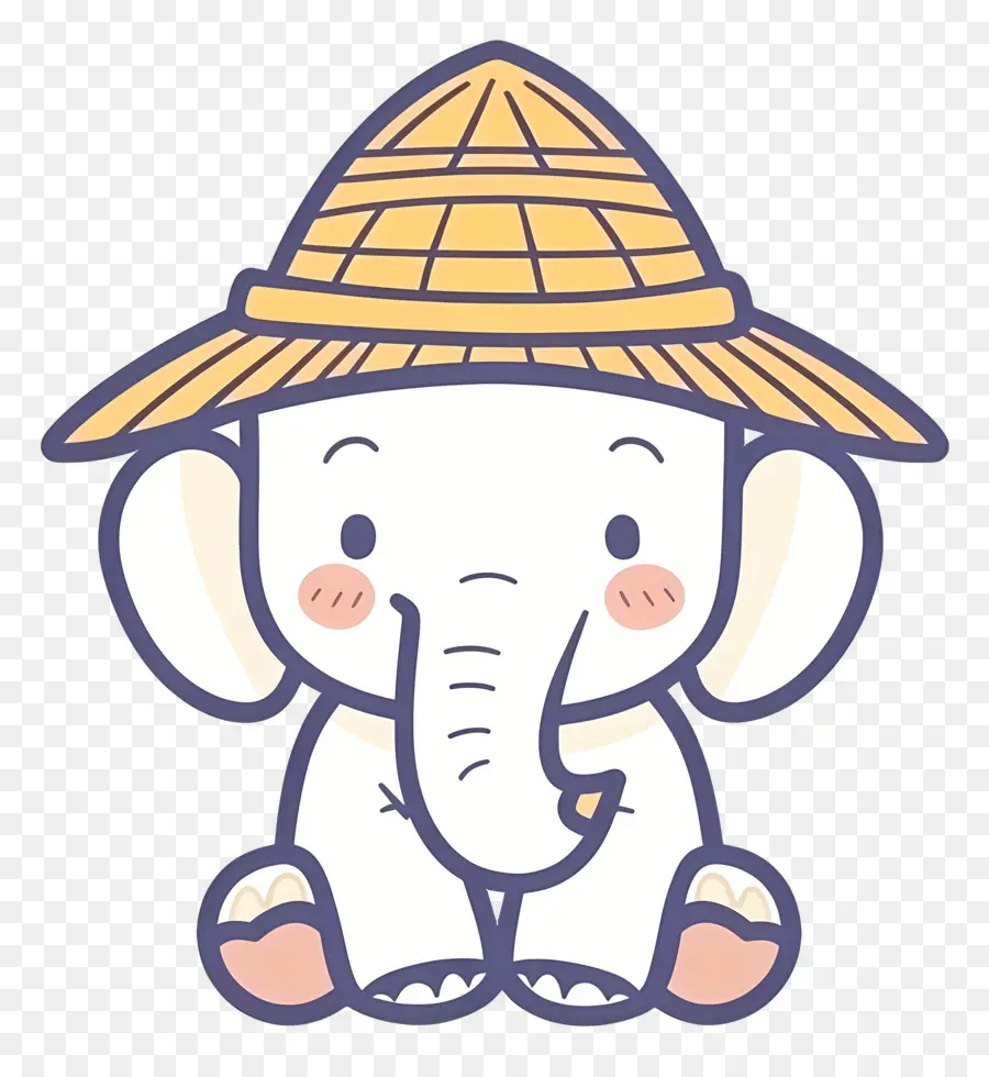 Ganesh Chaturthi，Elefante Fofo PNG