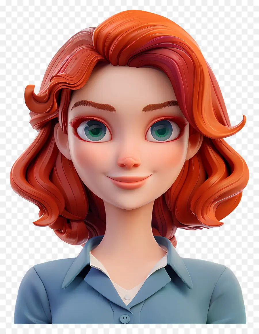 Avatar De Mulher 3d，Garota PNG