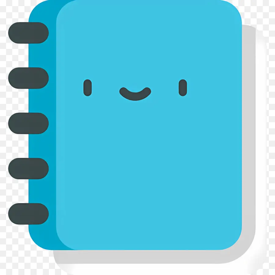 Caderno，Azul PNG