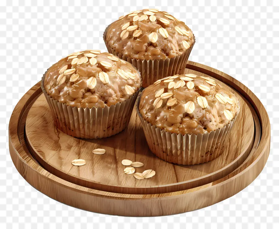 Muffins De Aveia，Aveia PNG