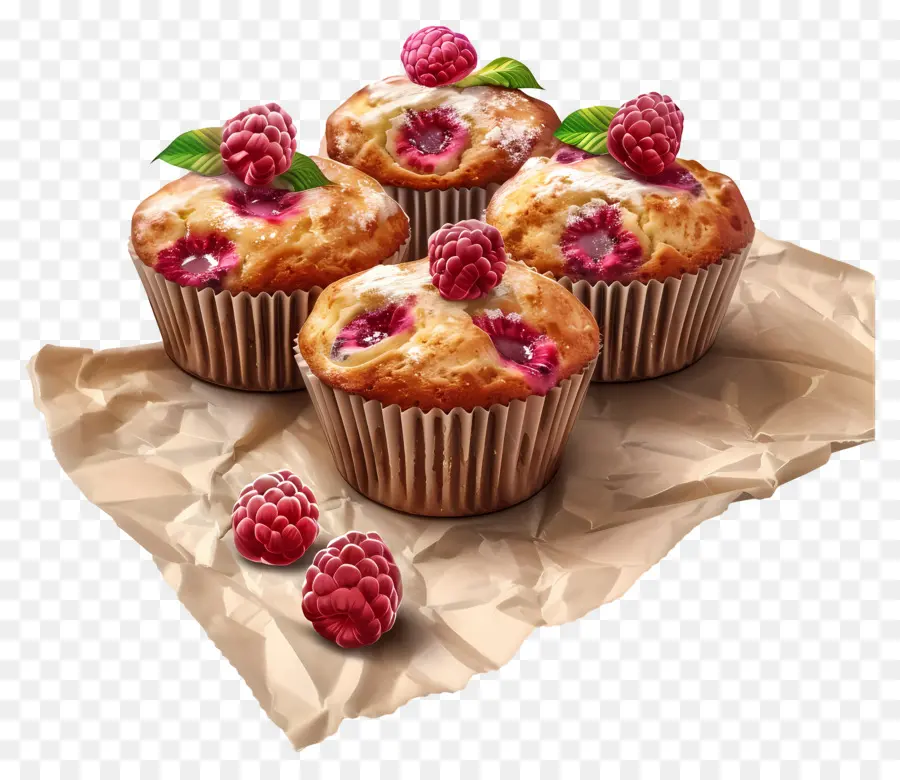 Muffins De Framboesa，Muffins PNG