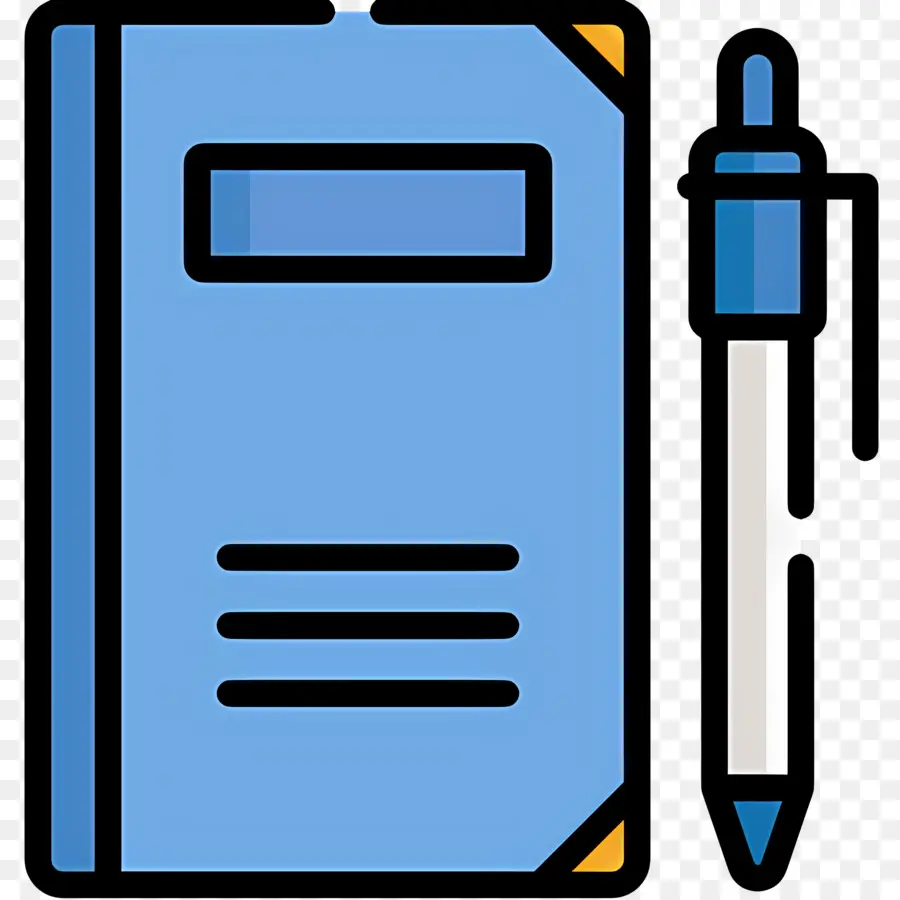 Caderno，Caderno Azul PNG