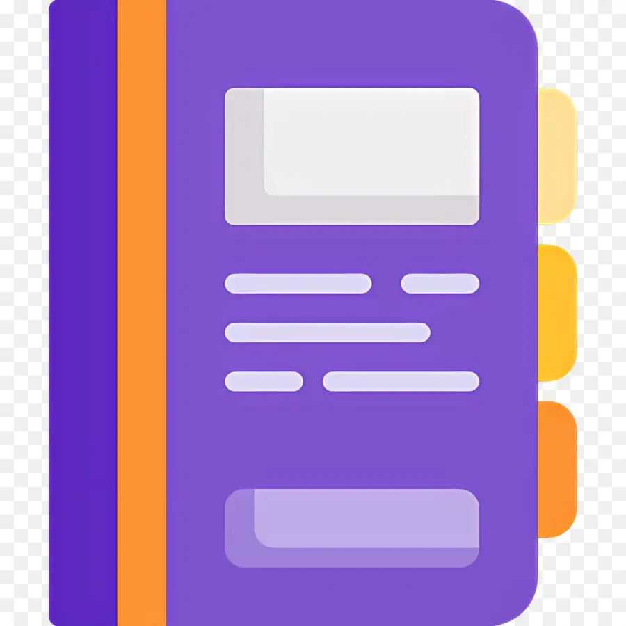 Caderno，Caderno Roxo PNG