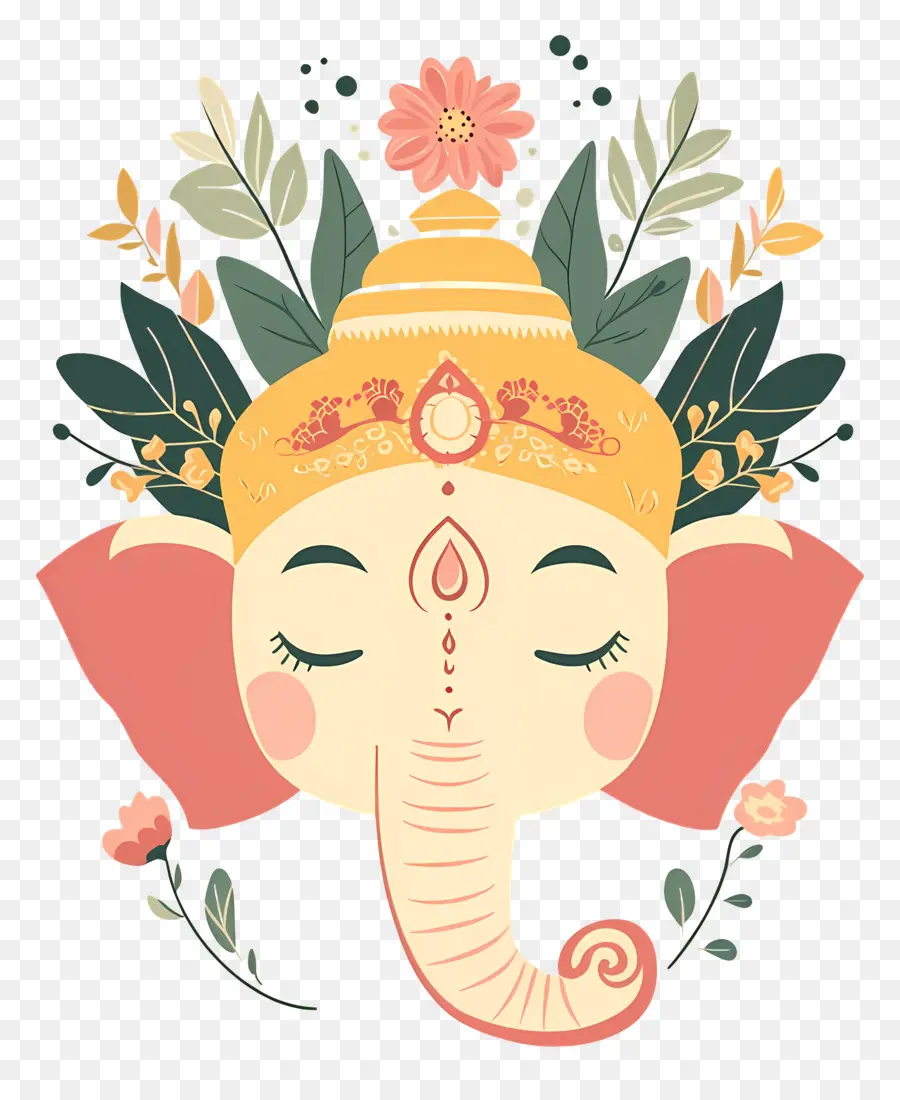 Ganesh Chaturthi，Cabeça De Elefante PNG