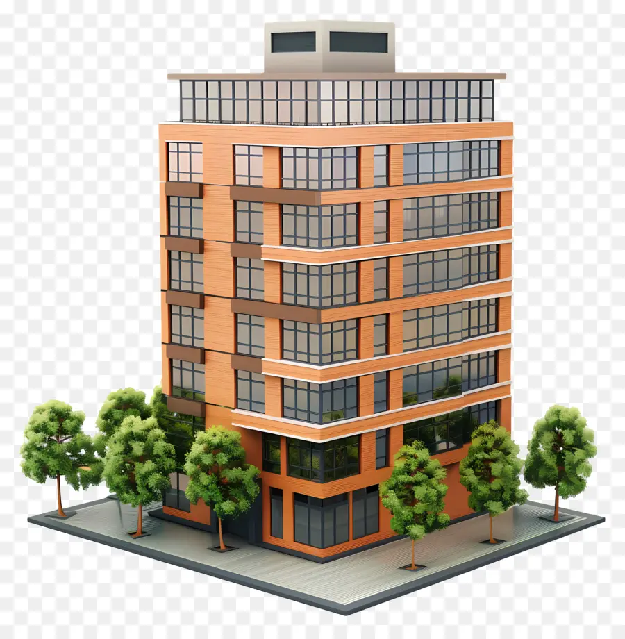 Edifício 3d，Prédio PNG